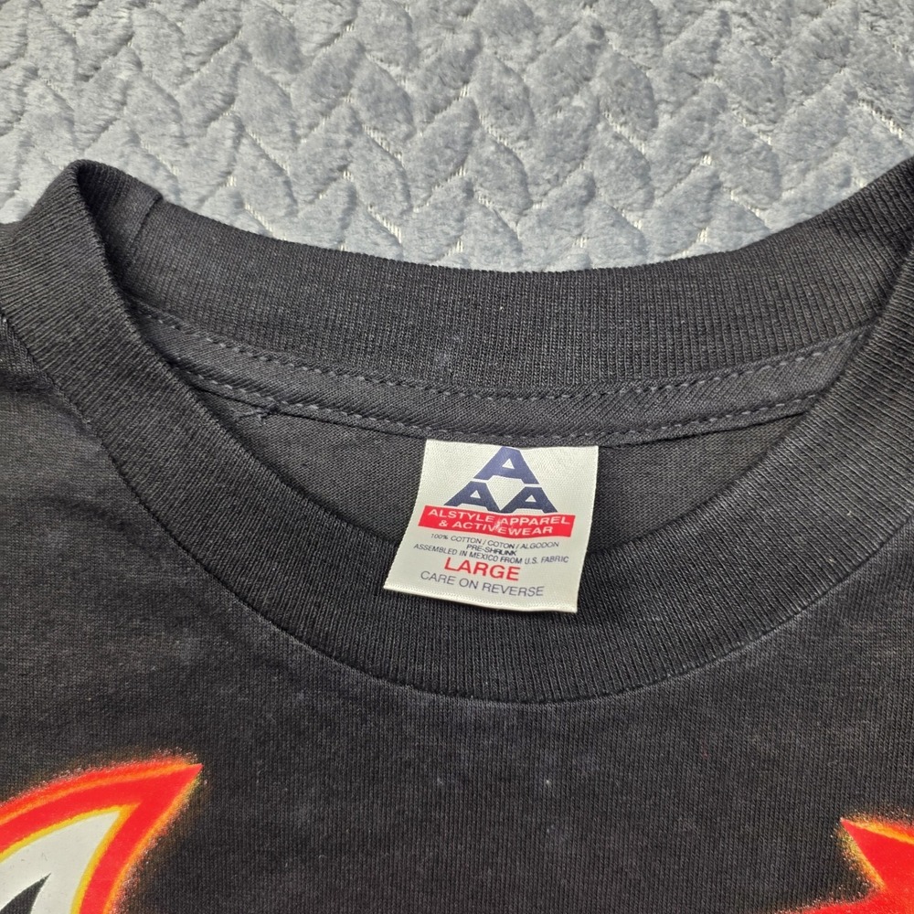 Vintage San Francisco Demons XFL Tee Mens XL Champion Black T-Shirt‎ Lightning - Picture 4 of 9